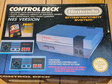 Boxed Nintendo Entertainment System NES Control Deck Console 2 Pads + Game.