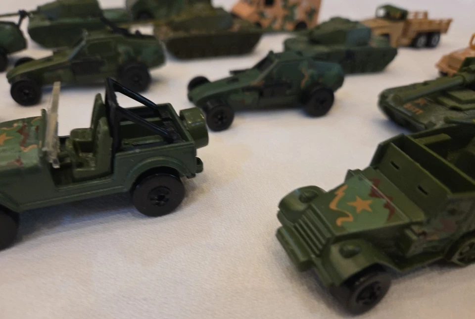 Vintage Hot Wheels 1974-1983 Military Vehicles  Lot Of 15 Adult Collection  - Image 3 of 4
