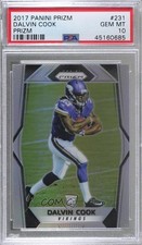 2017 Panini Prizm Rookies Silver Prizm Dalvin Cook #231 PSA 10 GEM MT we1