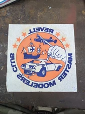 VRHTF VINTAGE 70'S REVELL MASTER MODELERS CLUB IRON ON T SHIRT TRANSFER 8" ROUND