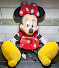 Minnie Mouse Disney Parks 19" Plush Stuffed Animal Red Polka Dot Dress Bow