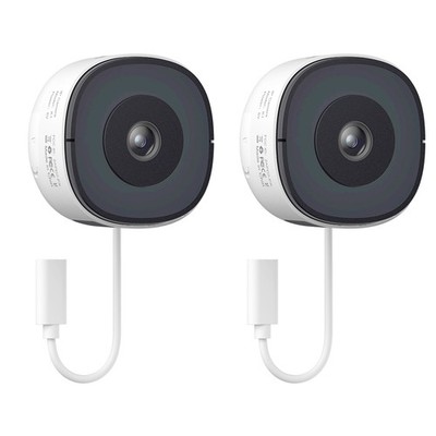 2PCS Wansview 2K Window Camera 2.4G/5Ghz Wifi Indoor Camera Home Security Camera