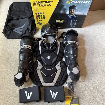 Easton Gametime Elite II CC Catcher Gear Set Adult Black Adjustable (15-17)