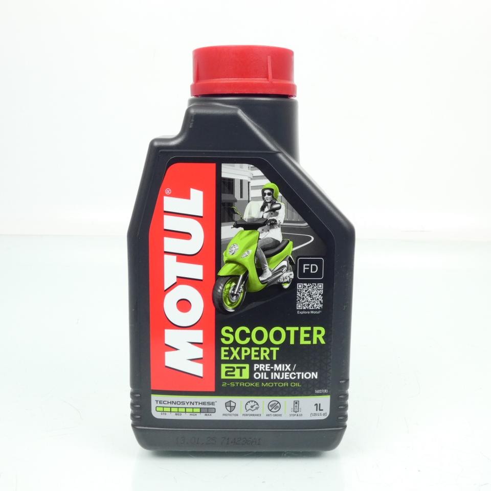 Huile Motul Scooter Expert 2T 1L pour éliminer les pannes de cyclomoteur