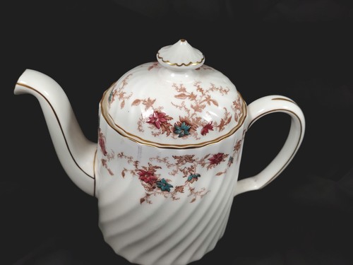 Minton Bone China Ancestral Coffee Pot  Made in England Perfect Condition #1A - Bild 12 von 12