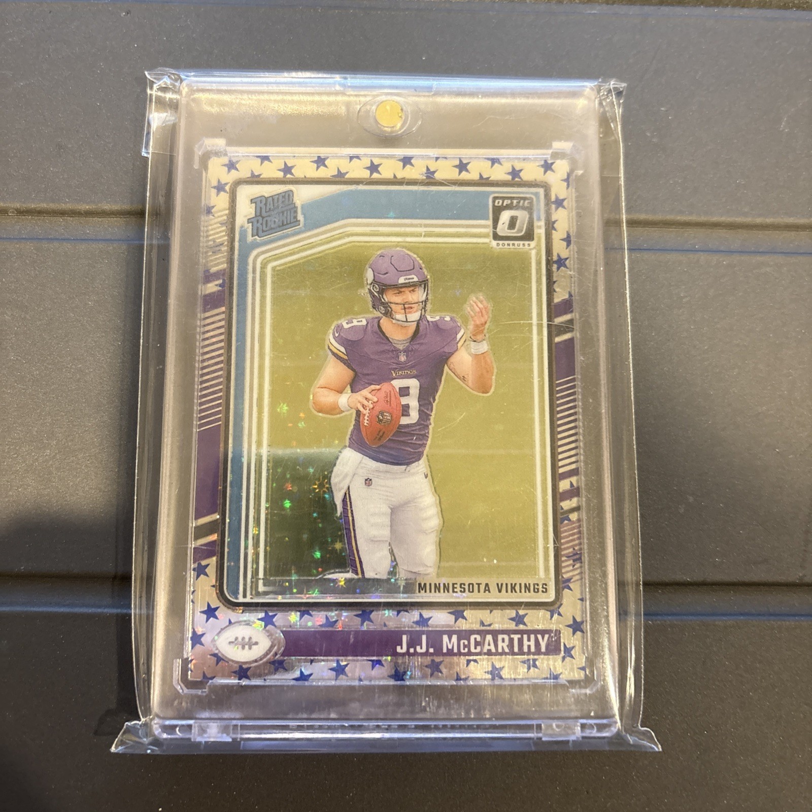 2024 Panini Donruss Optic - Rated Rookie J.J. McCarthy #235 Stars Prizm (RC)