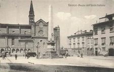 Firenze Tuscany Italy-Piazza dell'Unità Italiana~Photo POSTCARD