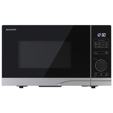 SHARP YC-PS254AU-S 25L 900w Solo Microwave, Silver