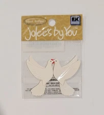 Love Doves Wedding Birds Jolee's By You Mini Scrapbooking Embellishment