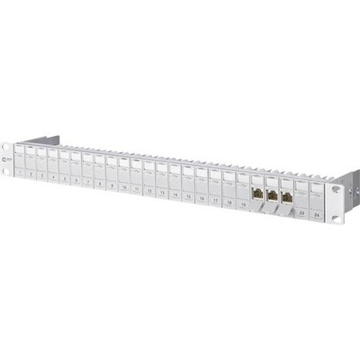 Metz Connect 130920-E 24 Port Netzwerk-Patchpanel 483 mm (19) CAT 6a 1 HE