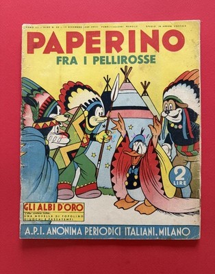   Disney Golden Albi No. 33 - PAPERINO FRA I PELLEROSSE - 1939 - DISNEYANA.IT  
