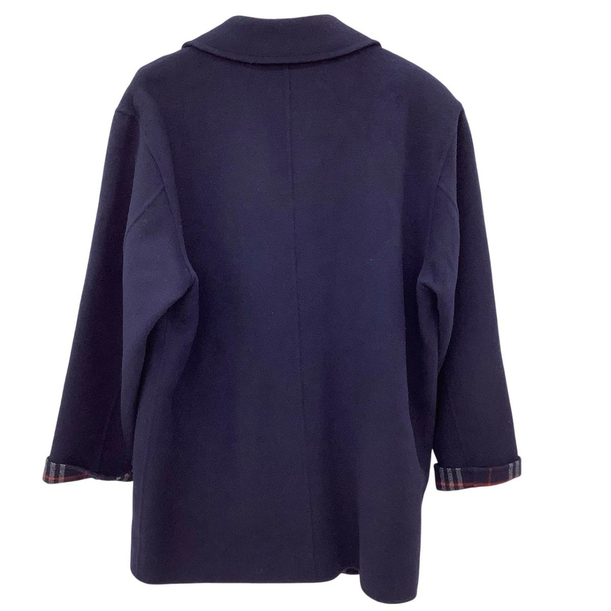 [Used] Burberrys Women's Coat Cashmere Navy B Rank thumbnail 2