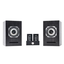 6AD10 Mini Tube AMP Audio Single Ended Valve Amplifier With Speakers Black