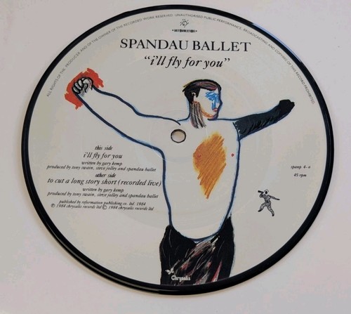 Spandau Ballet - I'll Fly For You -1984 UK Set of 5 Band Member 7" Picture Discs - Picture 7 of 12