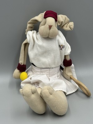 1996 First Edition Little Lops Bunny Jean Lopper Tennis Player Plush 15 