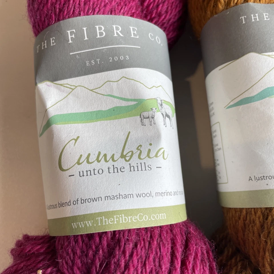 The Fibre Company Cumbria Yarn Wool & Mohair Light Worsted Lot of 3 Skeins - Image 3 of 4