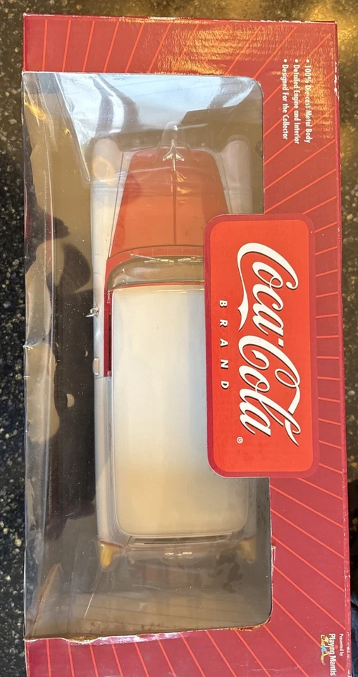 Johnny Lightning 1955 Chevy Bel Air Sedan CocaCola Delivery 1:18 Diecast Car NIB - Image 4 of 4
