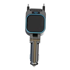Dual Retractable 27" Cord,96W Car Charger Adapter with Type-C 4-in-1 QC3.0 PD