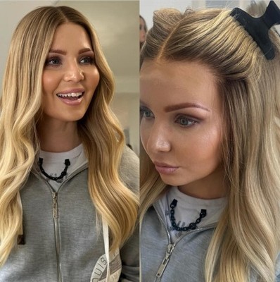 Ombre Golden Blonde Balayage 13x4 Lace Front Human Hair Wig for Women