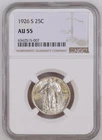 1926-S Standing Liberty Quarter 25C NGC AU55