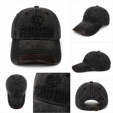 Retro Denim Dad Hat Embroidered Star Baseball Cap for Men Women A1
