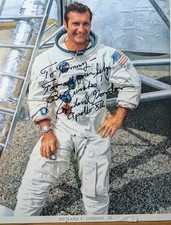 Richard F Gordon, Astronaut, Apollo 12, Signed 8.5 Inch X 11 Inch