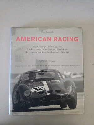 #ad American Racing: Road Racing in the 50s and 60s by Tom Burnside $28.00