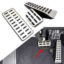 Car Foot Gas Brake Pedals Cover Kit For Hyundai Santa Fetucsonsonata