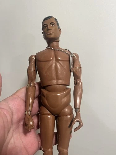 GIJOE 1964 VINTAGE BLACK AFRICAN AMERICAN ACTION SOLDIER 1965 HASBRO C-8.5+