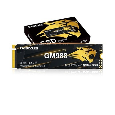 GM988 M.2 2280 NVMe SSD 2TB PCIe Gen 4, Up to 7300MB/s, SLC Cache & HMB, PS5/...