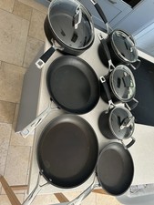 Le Creuset Aluminium non stick Pan Set Frying And Saucepans