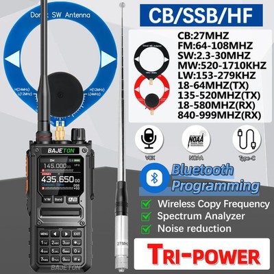BAJETON BJ-7800 Walkie Talkie Long Range Receive Wireless Bluetooth Phone 