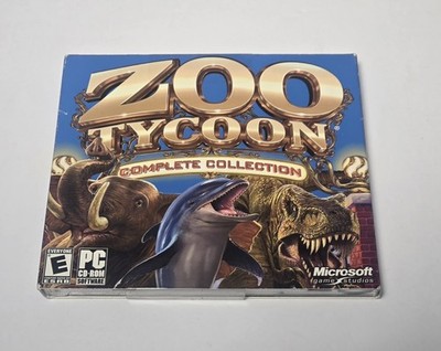 Zoo Tycoon Complete Collection (PC Game, 2003, 2-Disc Set) W/ Slipcover CD
