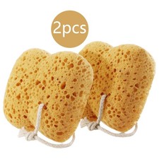 2Pcs Bathing Sponges Reusable Bathing Gadgets Stylish Shower Sponge Trendy New