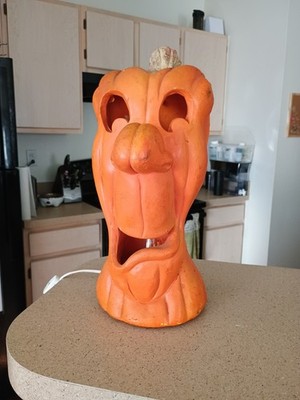 Vintage Halloween 1995 Pumpkin Foam Blowmold Trendmaster Casper Uncle Stretch