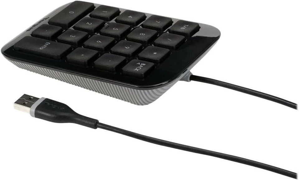 Targus USB Wire Numeric Keypad for Laptop Desktop Computer PC, Palm Size (AKP10E - Image 3 of 4