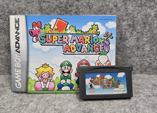 Super Mario Advance for Nintendo Game Boy Advance GBA, tested, w/ manual, no box