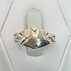 STUNNING .925 Vintage Sterling Silver Estate Puzzle Ring Size 6.25