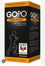 GOPO Joint Health | Rose-Hip With Vitamin C | High Level of GOPO | 200 Capsules