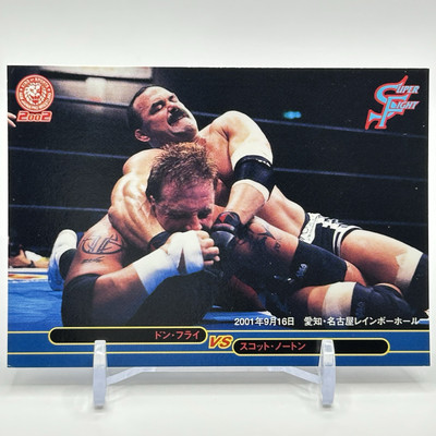 Don Frye VS Scott Norton 2002 New Japan ProWrestling Card Bandai #104