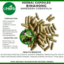  idHerb CAPSULE Binahong Anredera cordifolia Natural Organic Herbs