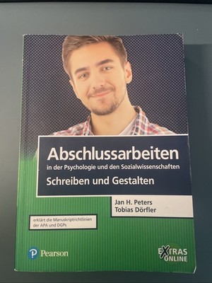 Abschlussarbeiten in der Psychologie und den Sozialwissenschaften - Schreiben un