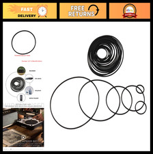 20PCS Mixed Square Rubber Belts for Cassette Tape Recorders 25-170mm Repair