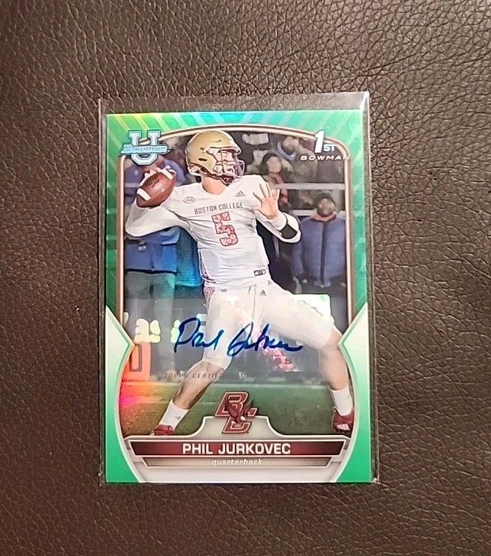 2022 Bowman University Chrome - Chrome Prospect Autographs Phil Jurkovec #/99