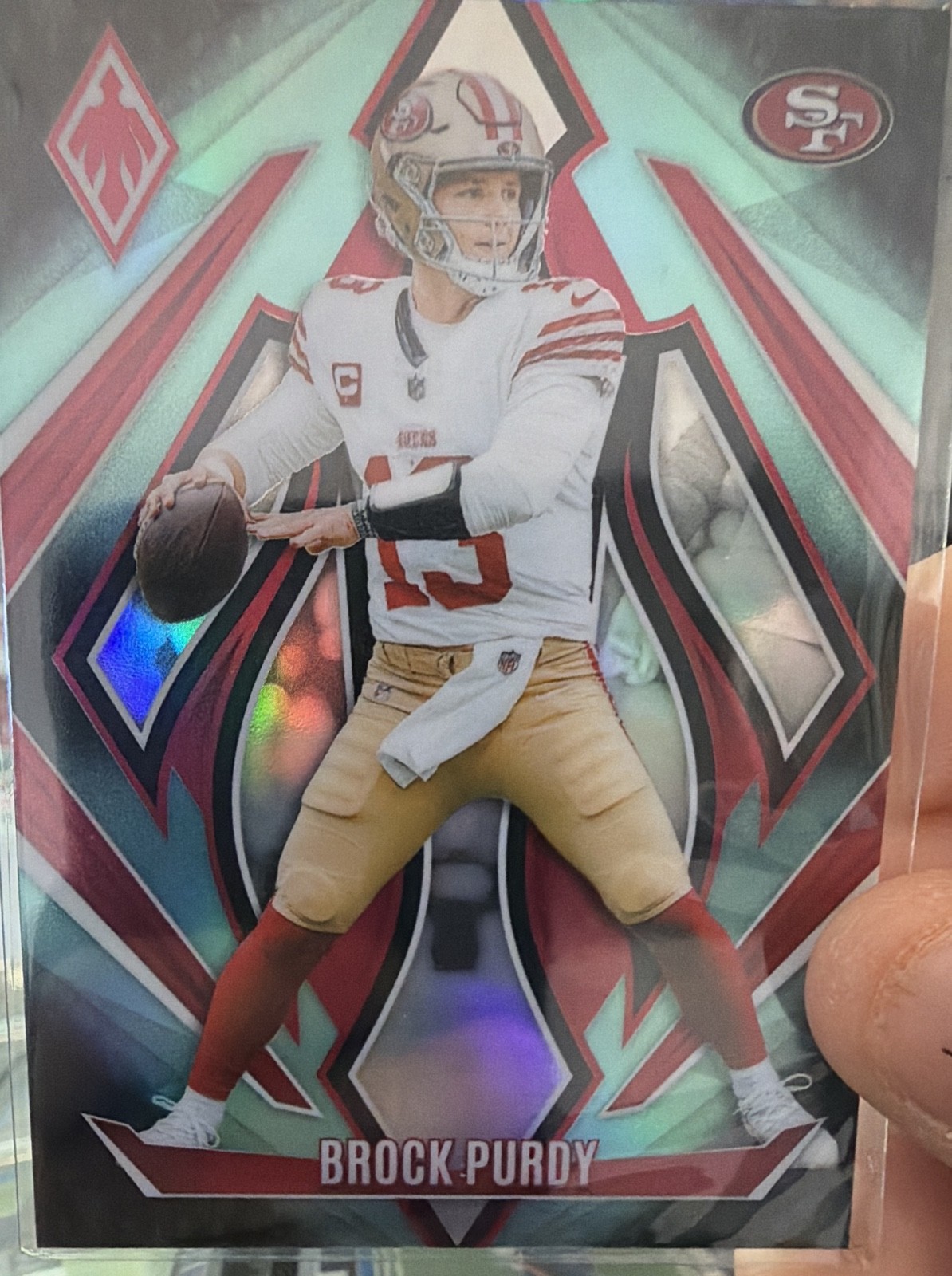 2024 Panini Phoenix - Brock Purdy #18 Teal Fade /72 San Francisco 49ers!