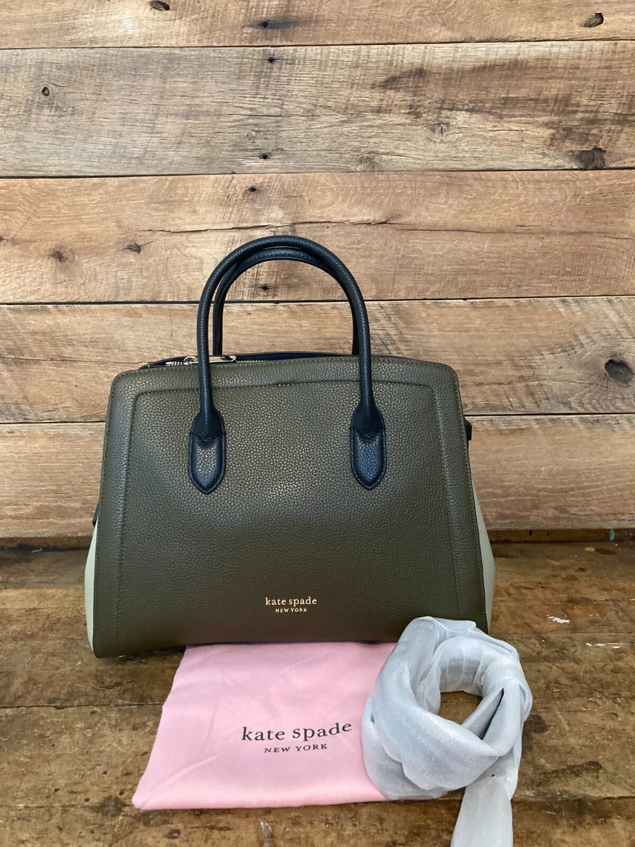 Kate spade hunter green satchel Clearance