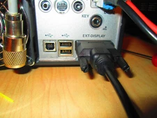 Yaesu FTDx-10  DVI to VGA 6 foot Video Cable for External Monitor.