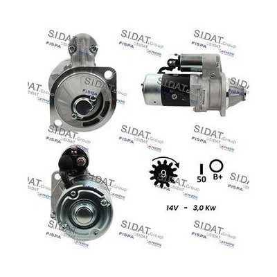 Starter Sidat S12HT0508A2 für Hitachi Yanmar