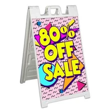 80 Off Sale Signicade 24x36 A Frame Sidewalk Pavement Sign Double Sided Sandwich