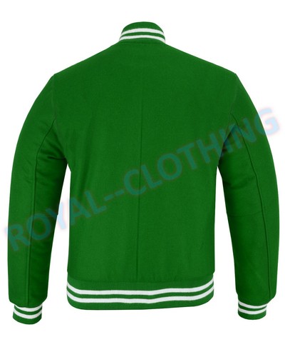 New Varsity Letterman Vintage baseball All Wool Bomber style Jacket Sizes XS~7XL - Picture 14 of 42